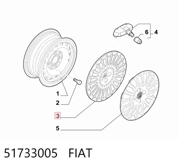  51733005 Fiat/Alfa/Lancia