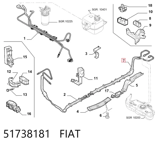  51738181 Fiat/Alfa/Lancia