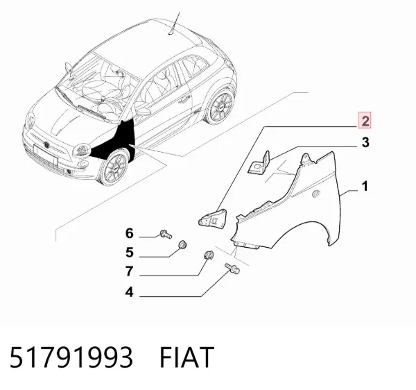  51791993 Fiat/Alfa/Lancia