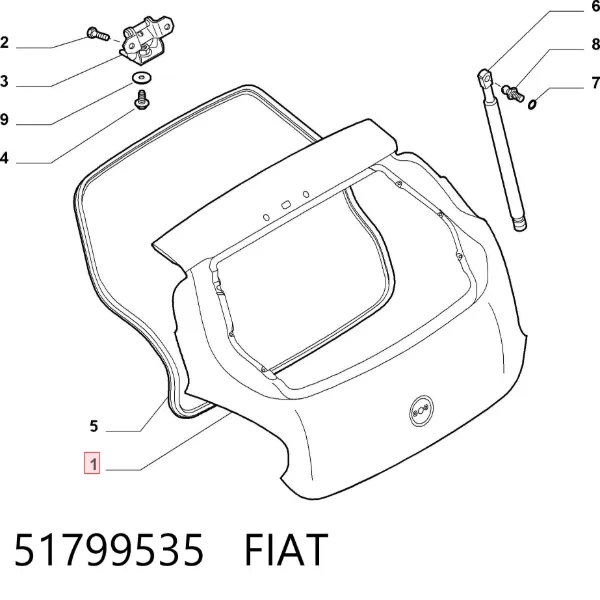 Ляда 51799535 Fiat/Alfa/Lancia