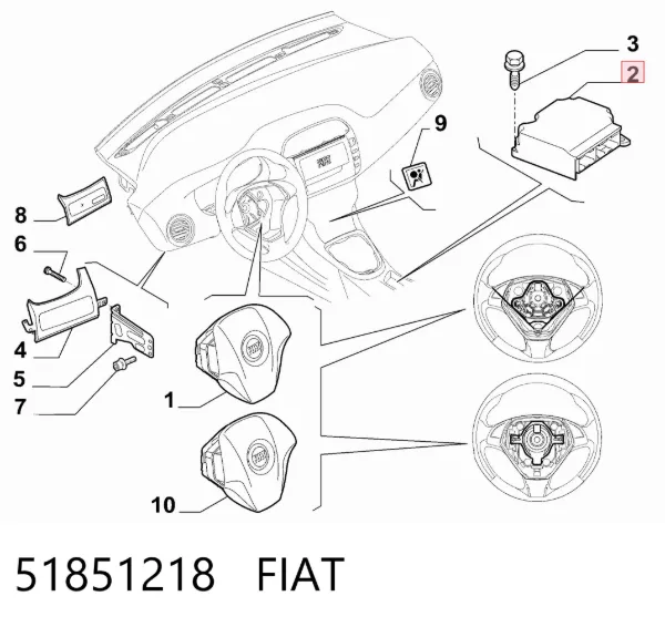  51851218 Fiat/Alfa/Lancia