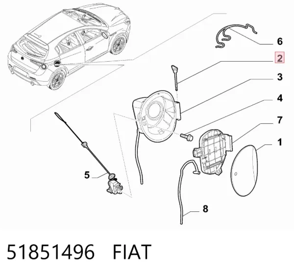  51851496 Fiat/Alfa/Lancia