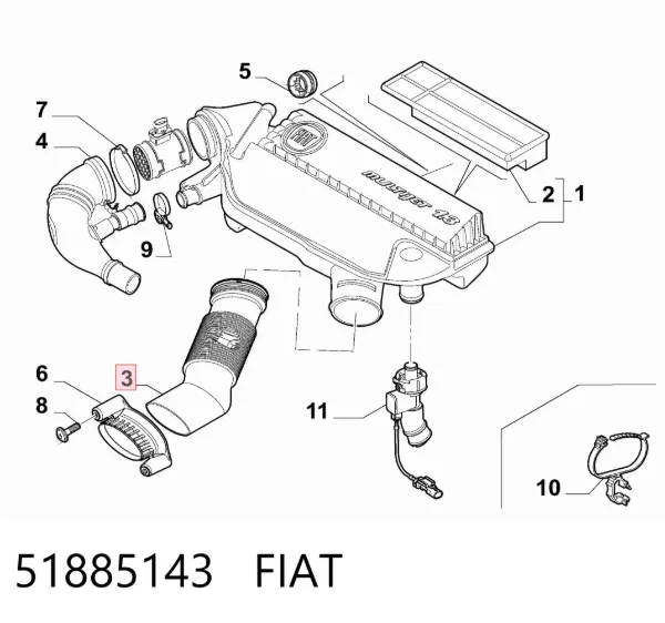  51885143 Fiat/Alfa/Lancia