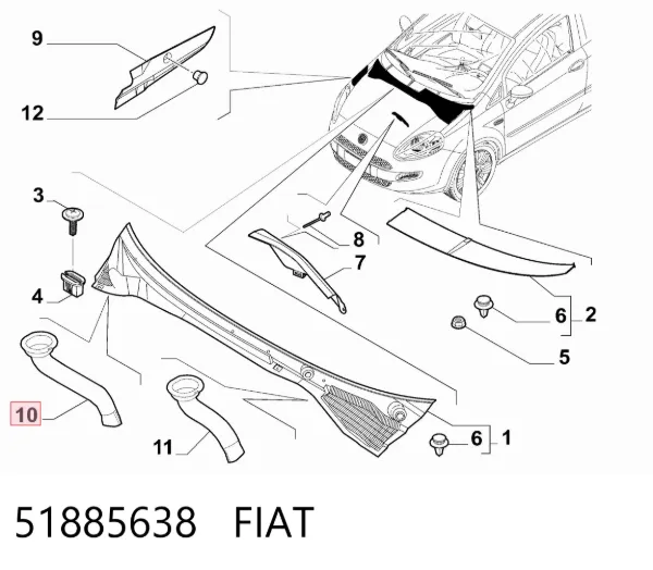  51885638 Fiat/Alfa/Lancia