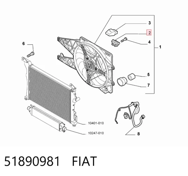Регулятор оборотів вентилятора 51890981 Fiat/Alfa/Lancia