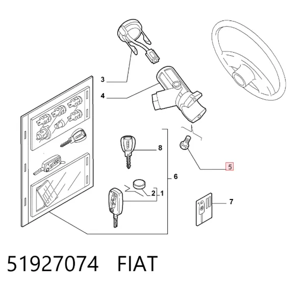 51927074 Fiat/Alfa/Lancia