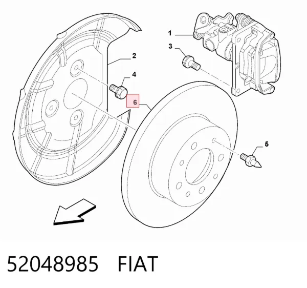 Гальмівні диски 52048985 Fiat/Alfa/Lancia