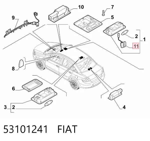  53101241 Fiat/Alfa/Lancia