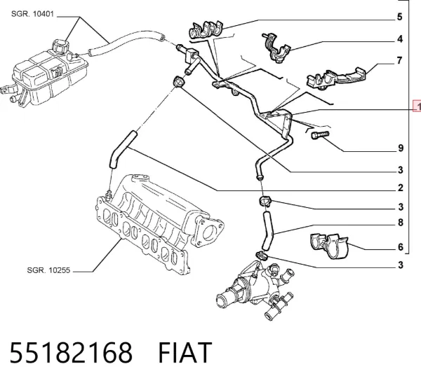  55182168 Fiat/Alfa/Lancia