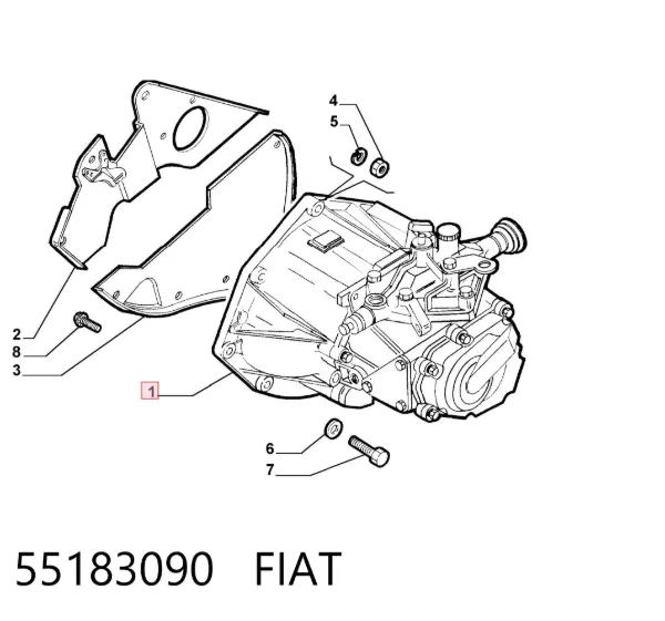 Коробка передач 55183090 Fiat/Alfa/Lancia