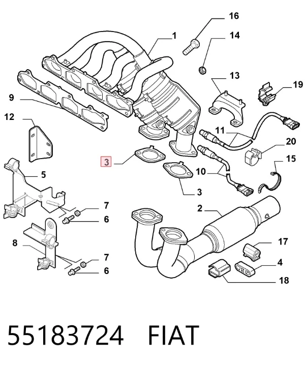  55183724 Fiat/Alfa/Lancia