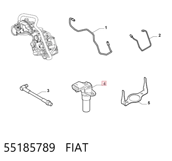 Датчик швидкості 55185789 Fiat/Alfa/Lancia