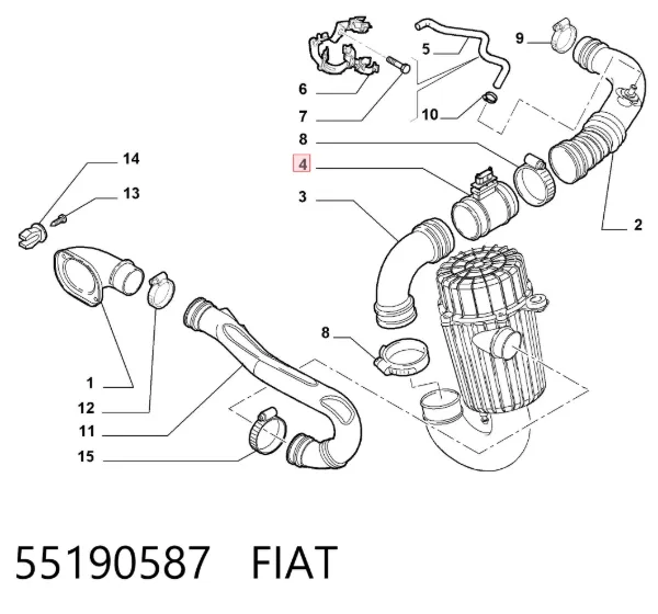 ДМРВ 55190587 Fiat/Alfa/Lancia