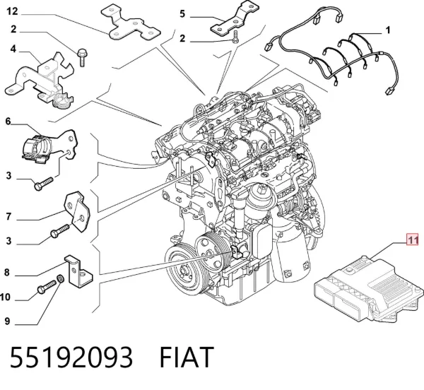  55192093 Fiat/Alfa/Lancia