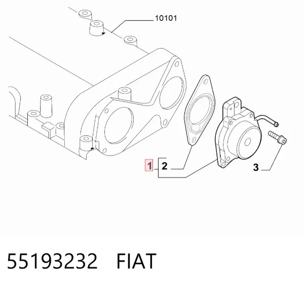 Вакуумний насос 55193232 Fiat/Alfa/Lancia