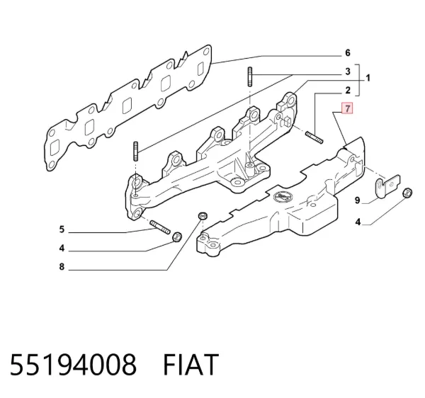  55194008 Fiat/Alfa/Lancia