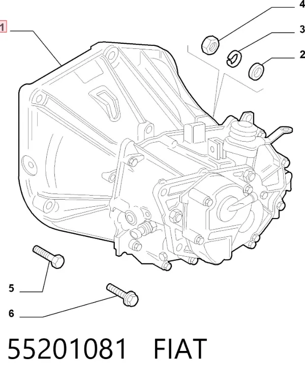  55201081 Fiat/Alfa/Lancia