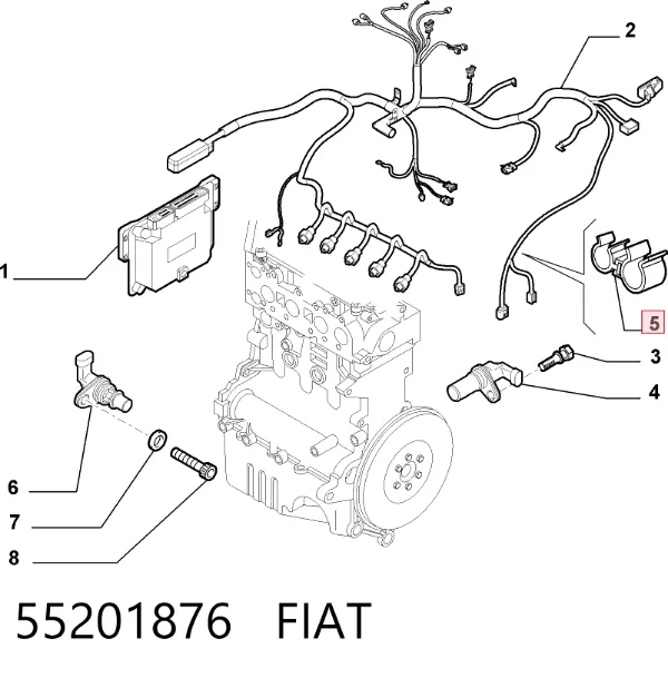 Датчик распредвалу 55201876 Fiat/Alfa/Lancia
