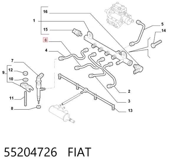  55204726 Fiat/Alfa/Lancia