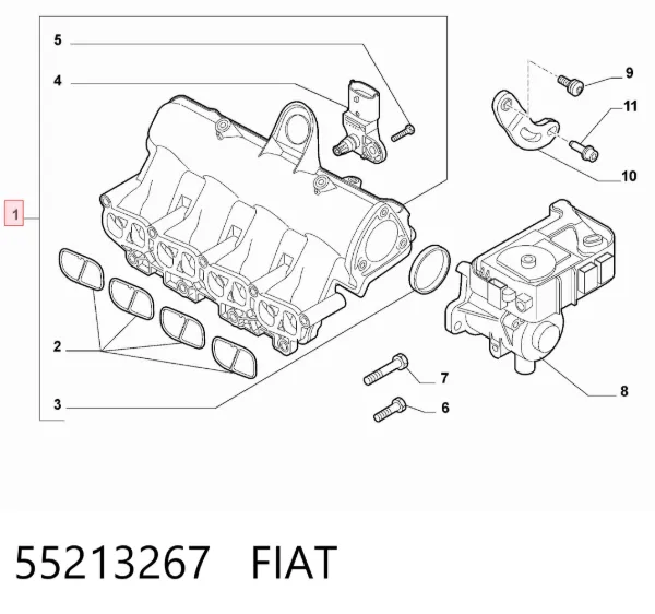  55213267 Fiat/Alfa/Lancia
