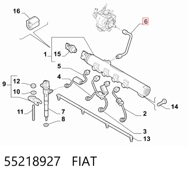  55218927 Fiat/Alfa/Lancia