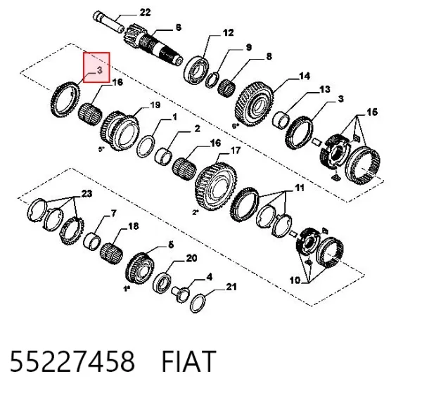  55227458 Fiat/Alfa/Lancia
