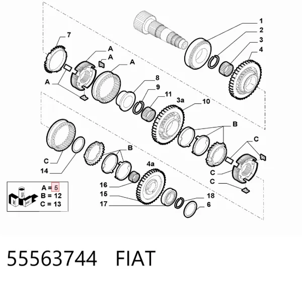  55599672 Peugeot/Citroen