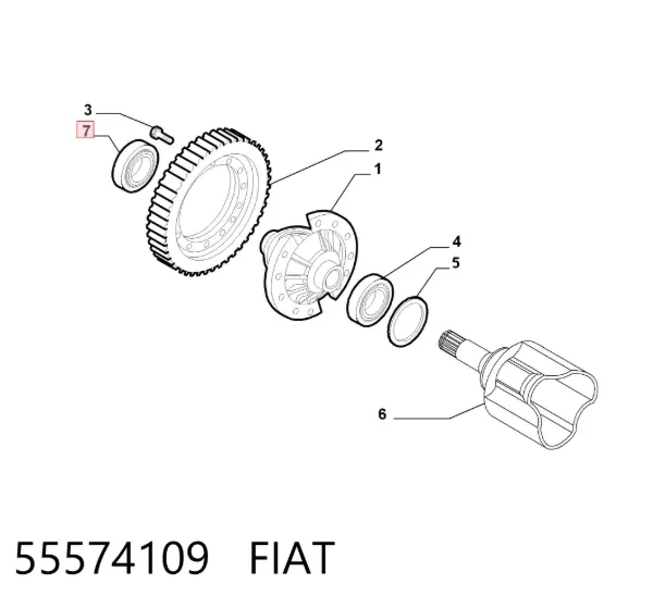  55574109 Fiat/Alfa/Lancia