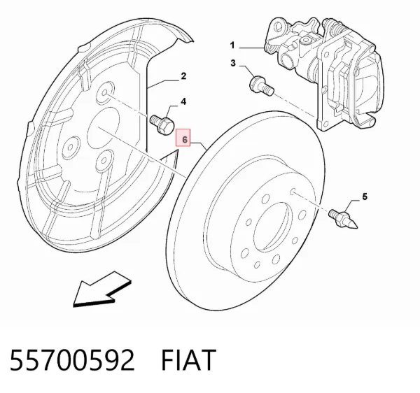 Гальмівні диски 55700592 Fiat/Alfa/Lancia