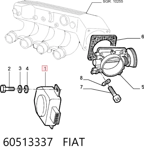 Потенціометр 60513337 Fiat/Alfa/Lancia