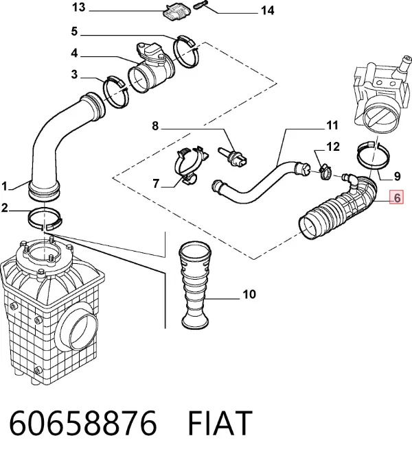  60658876 Fiat/Alfa/Lancia