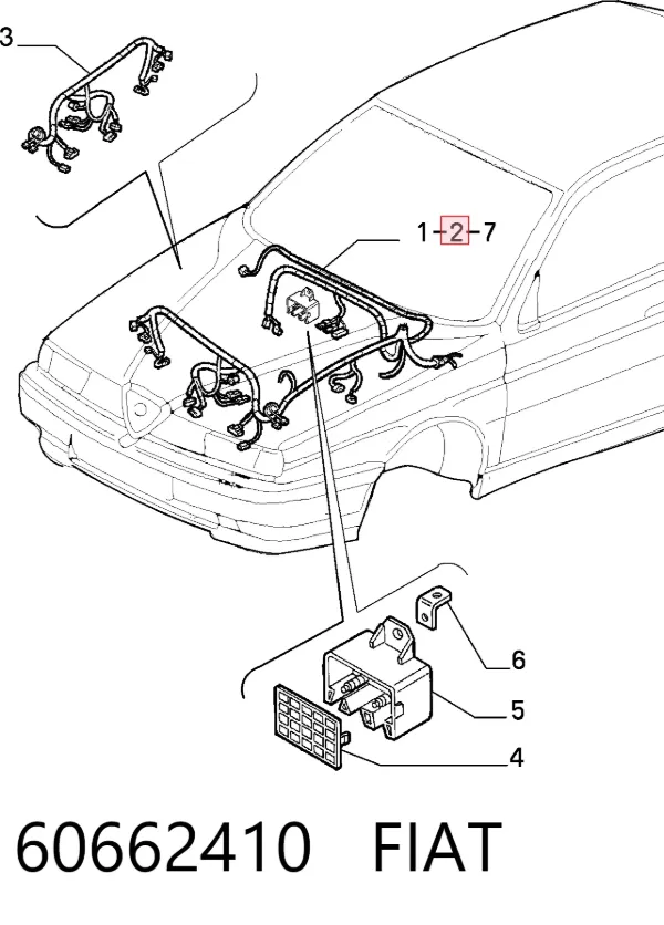 Амортизатор передній 60662410 Fiat/Alfa/Lancia