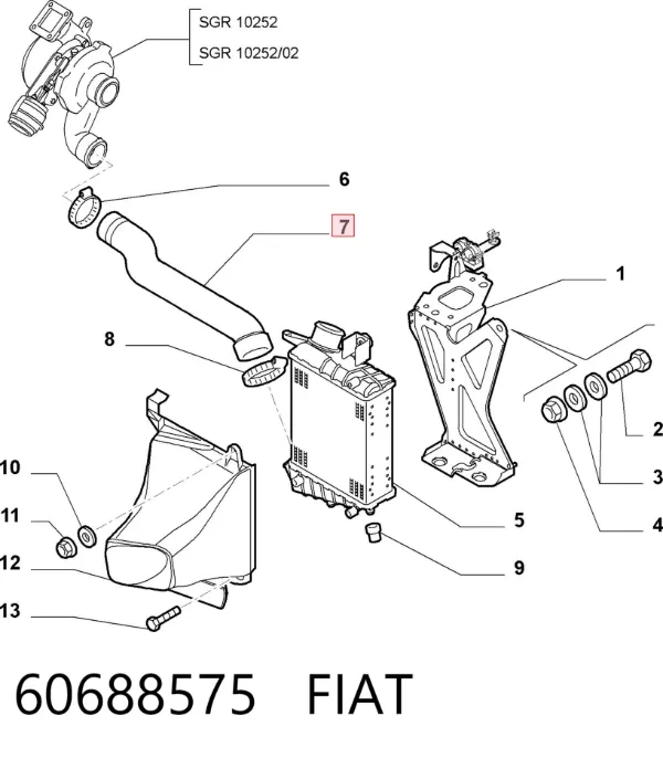  60688575 Fiat/Alfa/Lancia