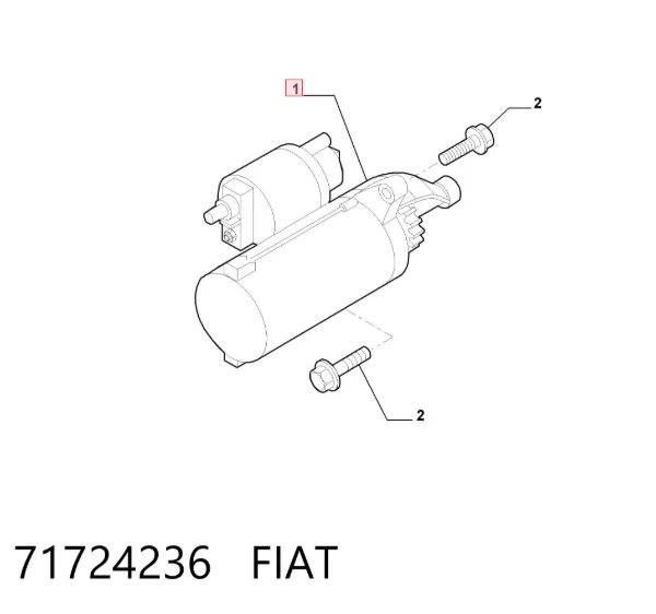 Стартер 71724236 Fiat/Alfa/Lancia