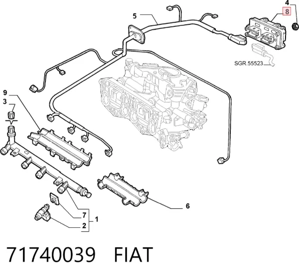  71740039 Fiat/Alfa/Lancia