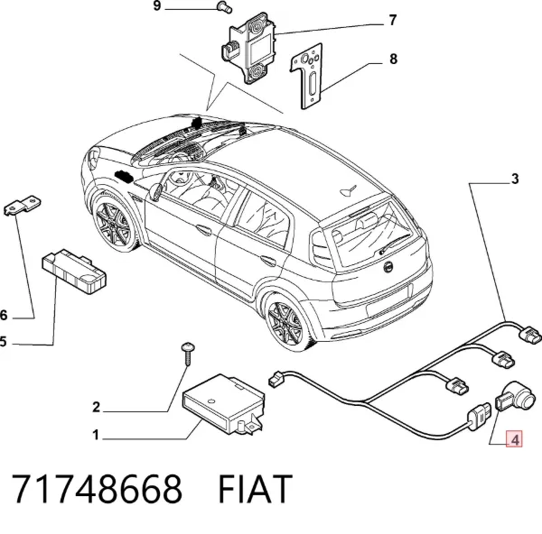 71748668 Fiat/Alfa/Lancia