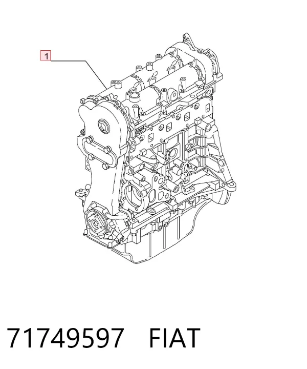 Двигун 71749597 Fiat/Alfa/Lancia