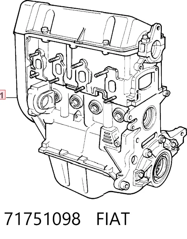 Двигун 71751098 Fiat/Alfa/Lancia