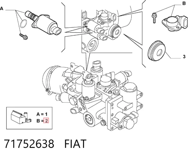 Потенціометр 71752638 Fiat/Alfa/Lancia