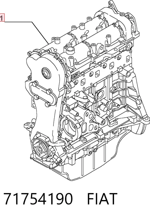 Двигун 71754190 Fiat/Alfa/Lancia