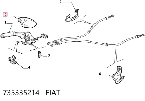  735335214 Fiat/Alfa/Lancia