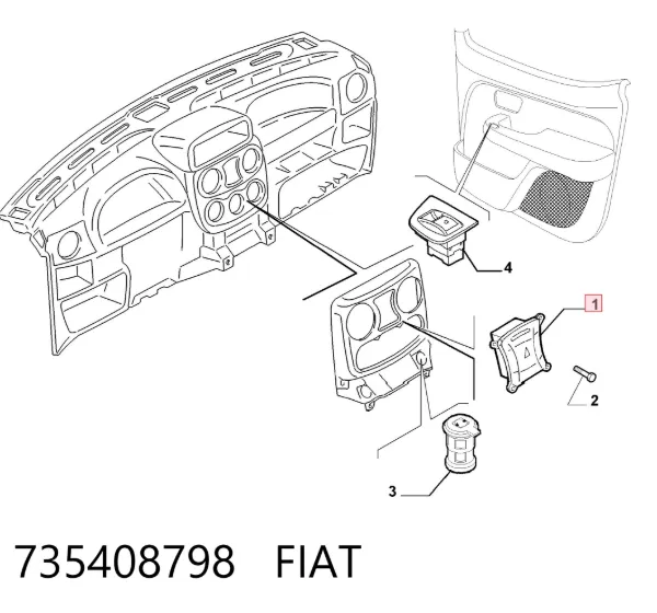  735408798 Fiat/Alfa/Lancia