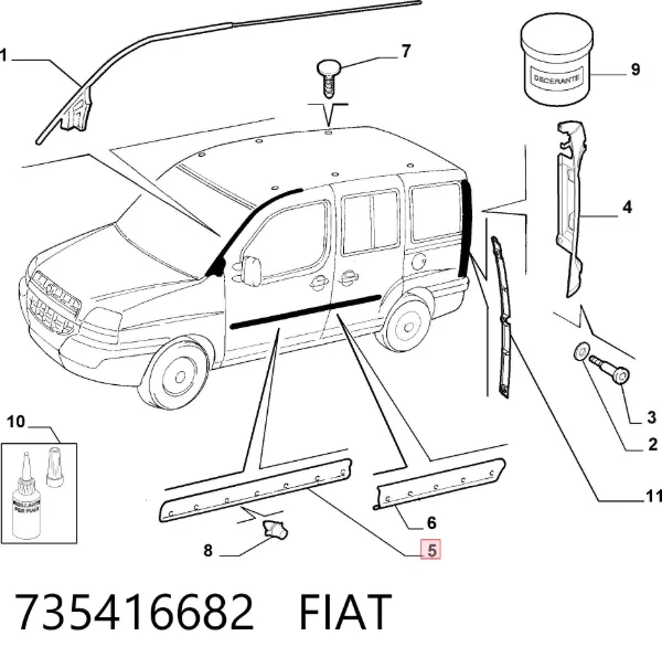  735416682 Fiat/Alfa/Lancia