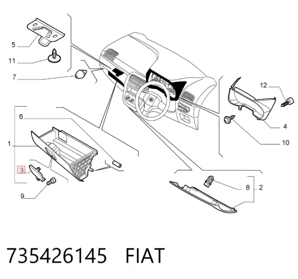  735426145 Fiat/Alfa/Lancia