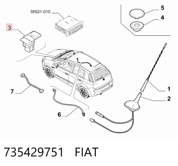  735429751 Fiat/Alfa/Lancia