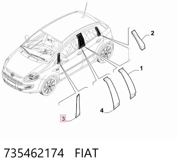  735462174 Fiat/Alfa/Lancia