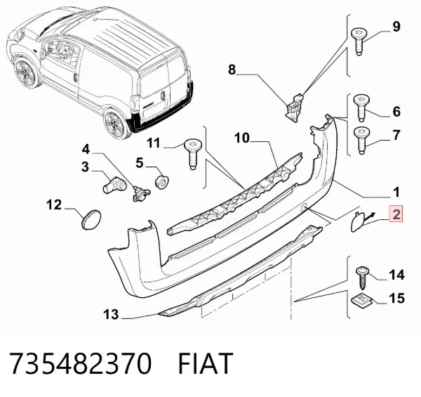  735482370 Fiat/Alfa/Lancia