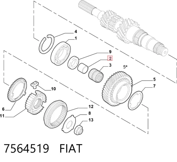  7564519 Fiat/Alfa/Lancia