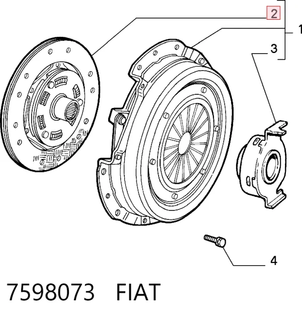 Диск зчеплення 881864001416 Sachs