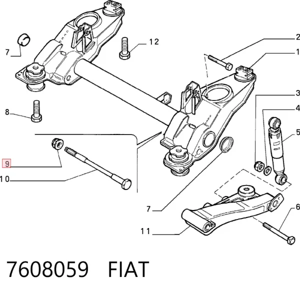  7608059 Fiat/Alfa/Lancia
